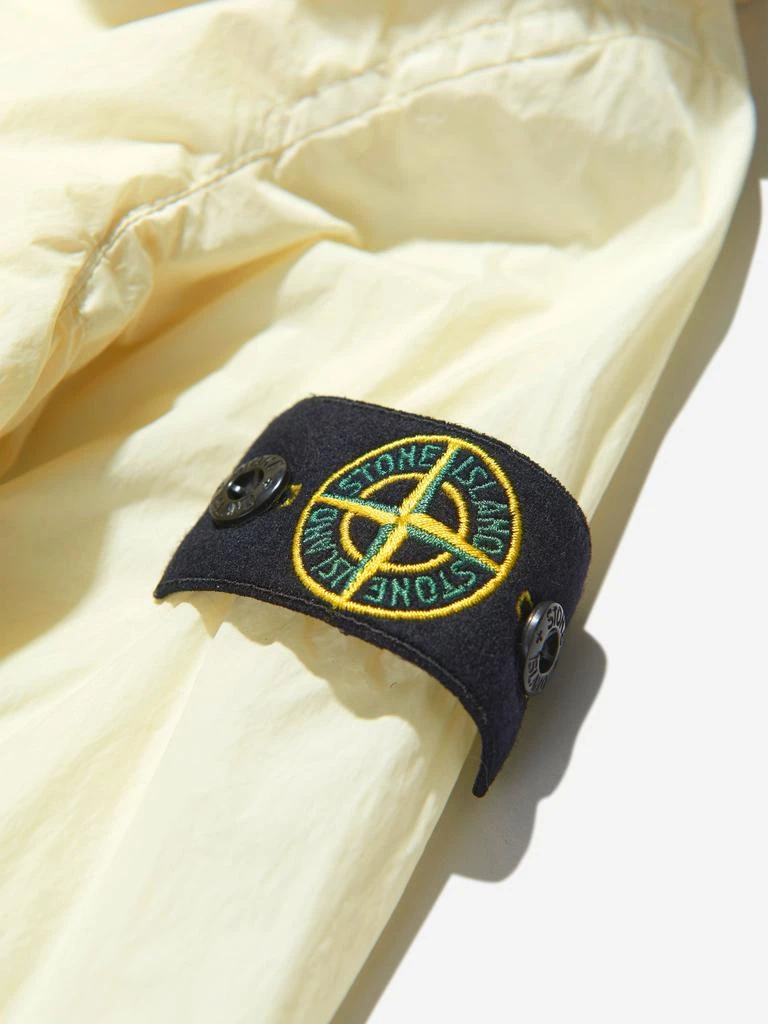 Stone Island Blue, Cream, Black, Green Boys Showerproof Hooded Zip Up Jacket 商品