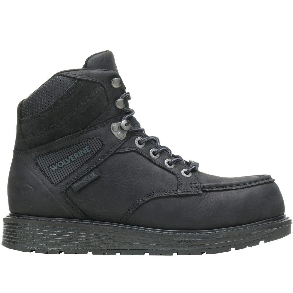 商品Wolverine|Hellcat Wedge Moc Toe 6" Waterproof Composite Toe Work Boots,价格¥757,第1张图片