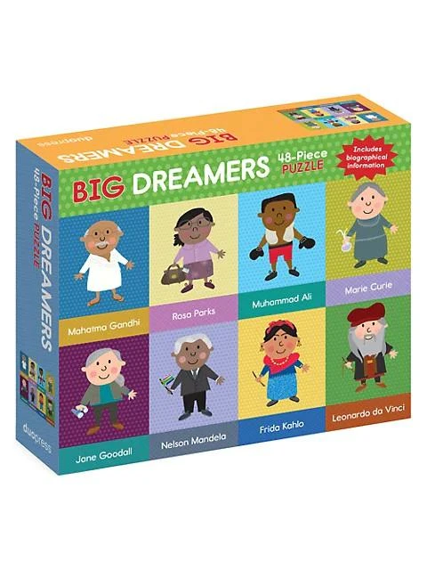 商品Workman Publishing|Big Dreamers 48-Piece Puzzle,价格¥105,第1张图片