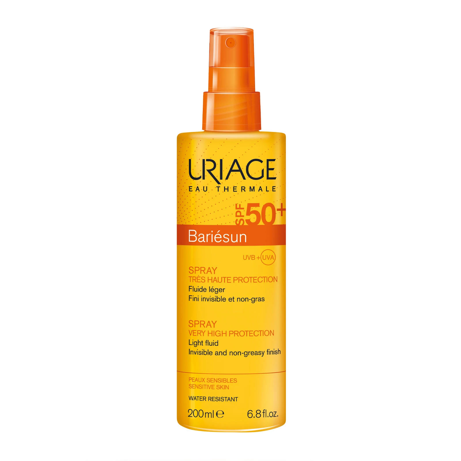 商品Uriage|Uriage 依泉 清爽倍护防晒喷雾 SPF50+ 200ml,价格¥224,第1张图片