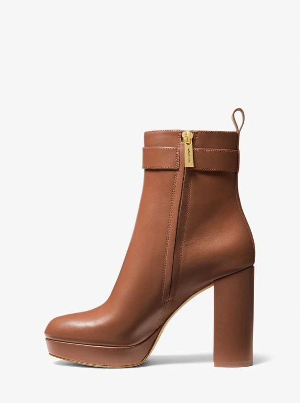 商品Michael Kors|Parker Leather Platform Boot,价格¥338,第3张图片详细描述