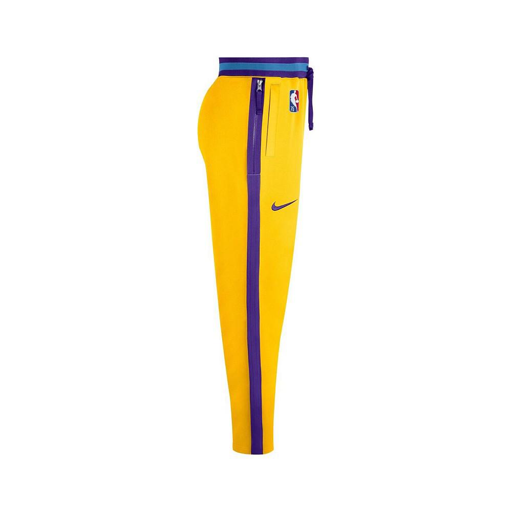 Men's Gold Los Angeles Lakers 2021/22 City Edition Therma Flex Showtime Pants商品第5张图片规格展示