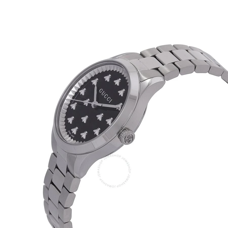 商品Gucci|G-Timeless Quartz Black Dial Ladies Watch YA1265034,价格¥7696,第2张图片详细描述