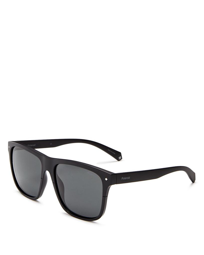 Men's Flat Top Square Sunglasses, 58mm - 100% Exclusive商品第3张图片规格展示