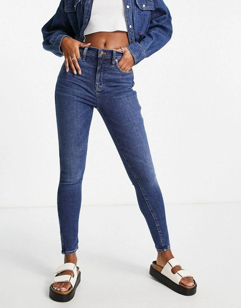 商品Madewell|Madewell high rise skinny jean in mid wash,价格¥624,第1张图片