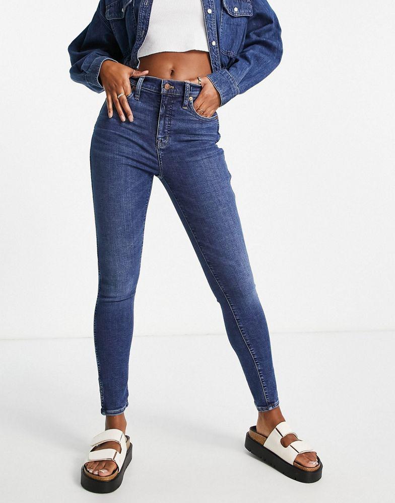 商品Madewell|Madewell high rise skinny jean in mid wash,价格¥828,第1张图片