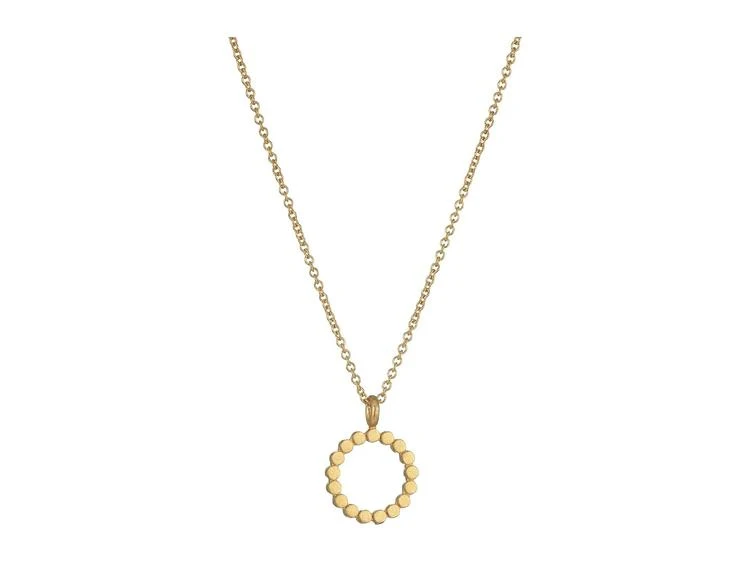 商品Dogeared|The Open Dotted Circle Pendant Necklace,价格¥466,第2张图片详细描述