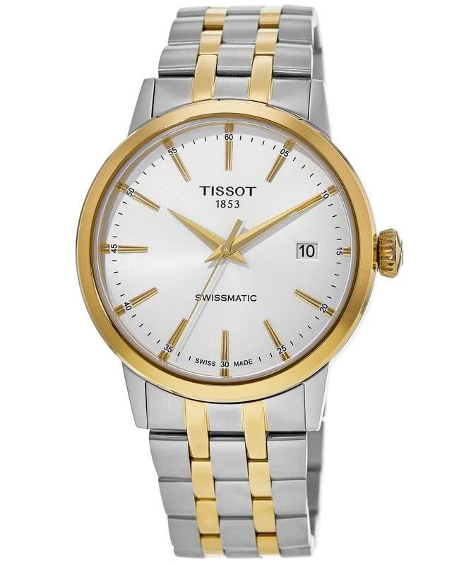 商品Tissot|Tissot Classic Dream Swissmatic Silver Dial Two Tone Steel Men's Watch T129.407.22.031.01,价格¥3445,第1张图片