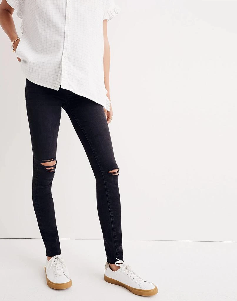 商品Madewell|Maternity Over-the-Belly Skinny Jeans in Black Sea,价格¥317,第2张图片详细描述