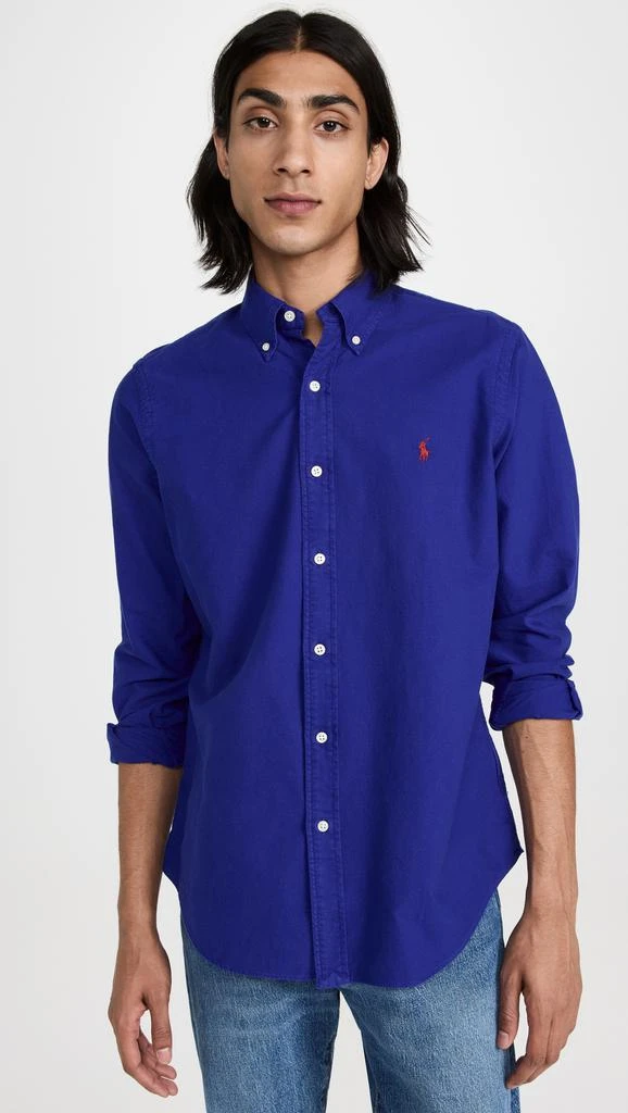 商品Ralph Lauren|Polo Ralph Lauren Classic Oxford Long Sleeve Sport Shirt,价格¥584,第2张图片详细描述