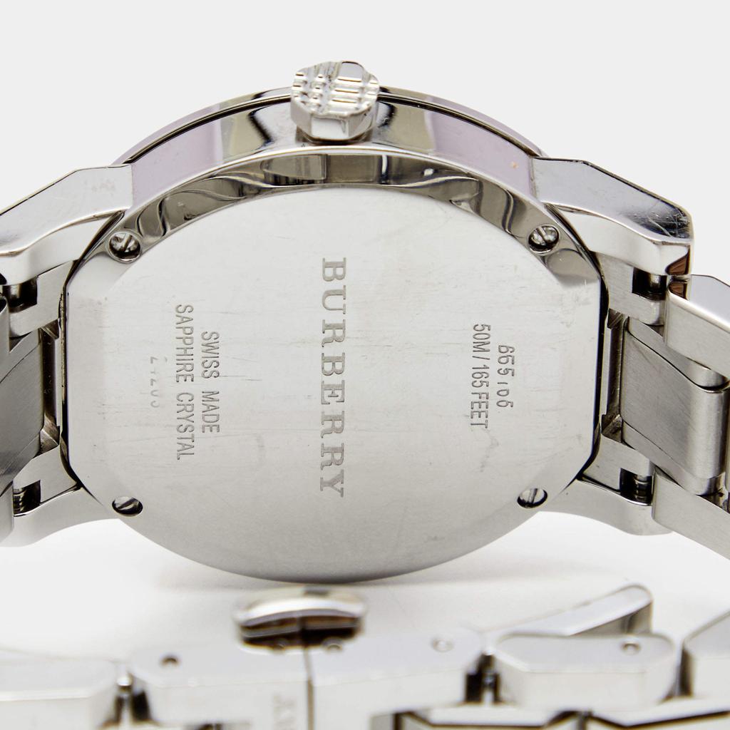 Burberry Silver Stainless Steel The City BU9100 Women's Wristwatch 35 mm商品第4张图片规格展示