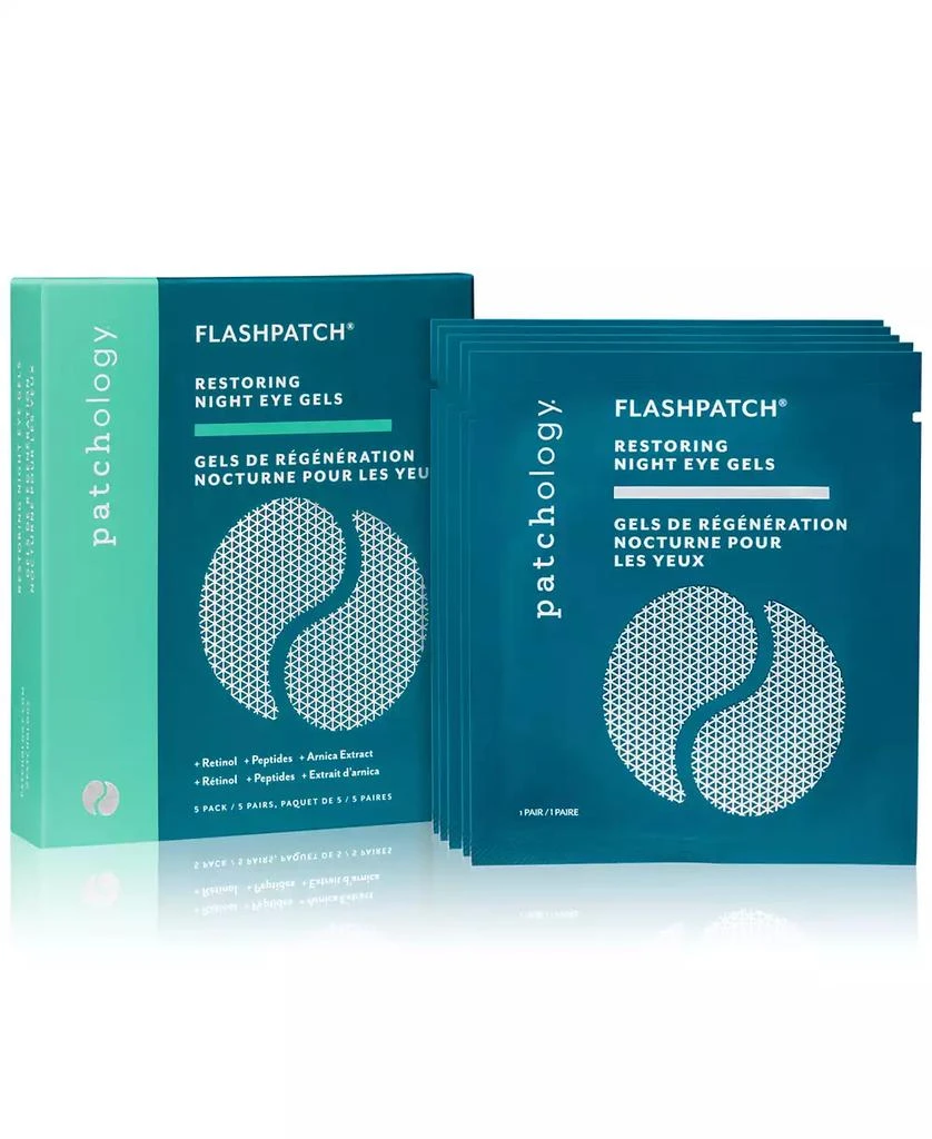 商品Patchology|FlashPatch Restoring Night Eye Gels, 5pk,价格¥155,第1张图片