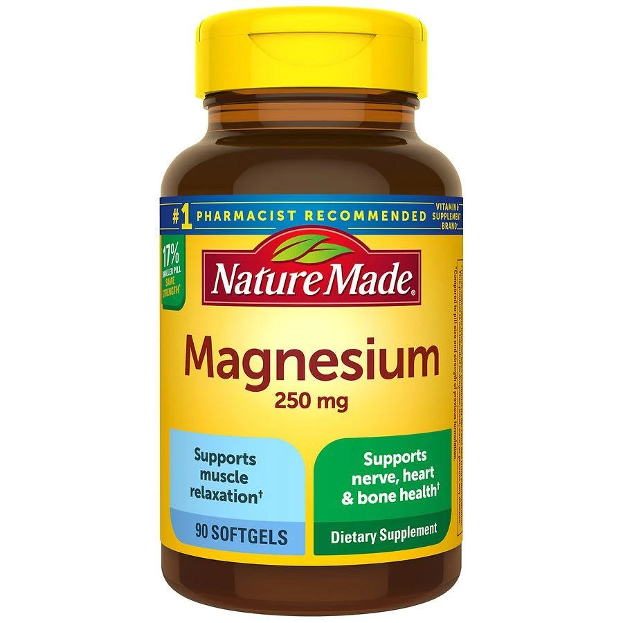 商品Nature Made|Magnesium 250 mg Softgels,价格¥108,第1张图片