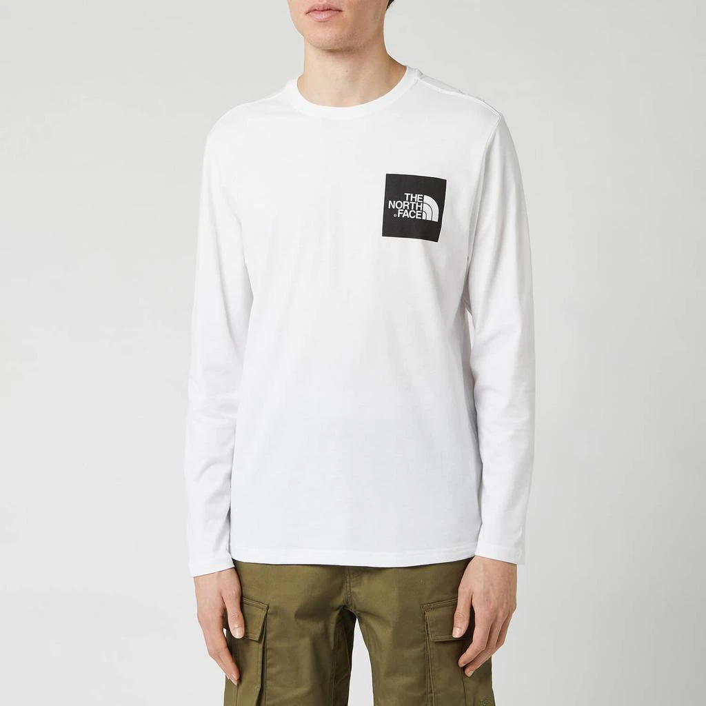 商品The North Face|The North Face Men's Long Sleeve Fine T-Shirt - TNF White,价格¥207,第1张图片