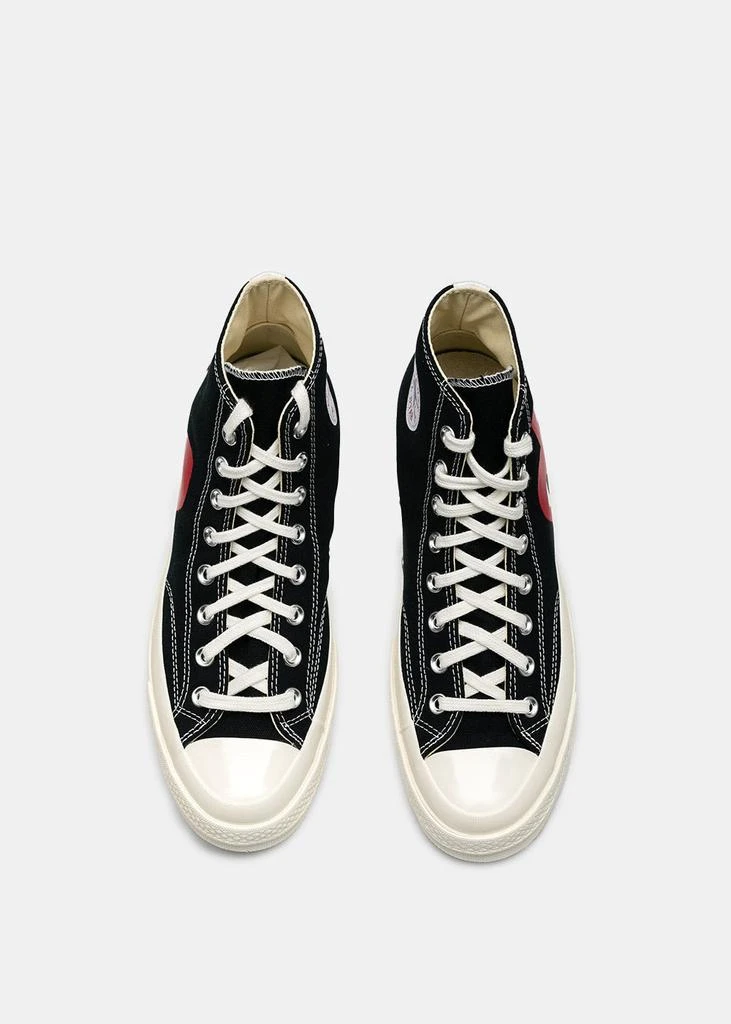 COMME DES GARCONS PLAY Black Converse Red Heart Chuck 70 Sneakers 商品