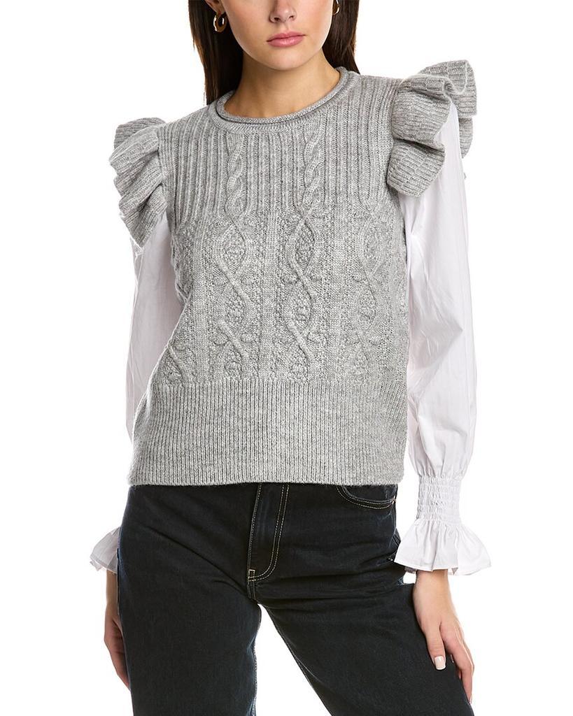 商品Design History|Design History Mixed Media Sweater,价格¥277,第1张图片