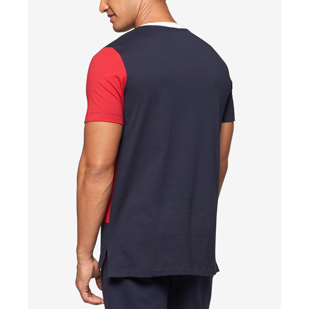 Men's Modern Essentials Colorblocked Cotton T-Shirt商品第3张图片规格展示