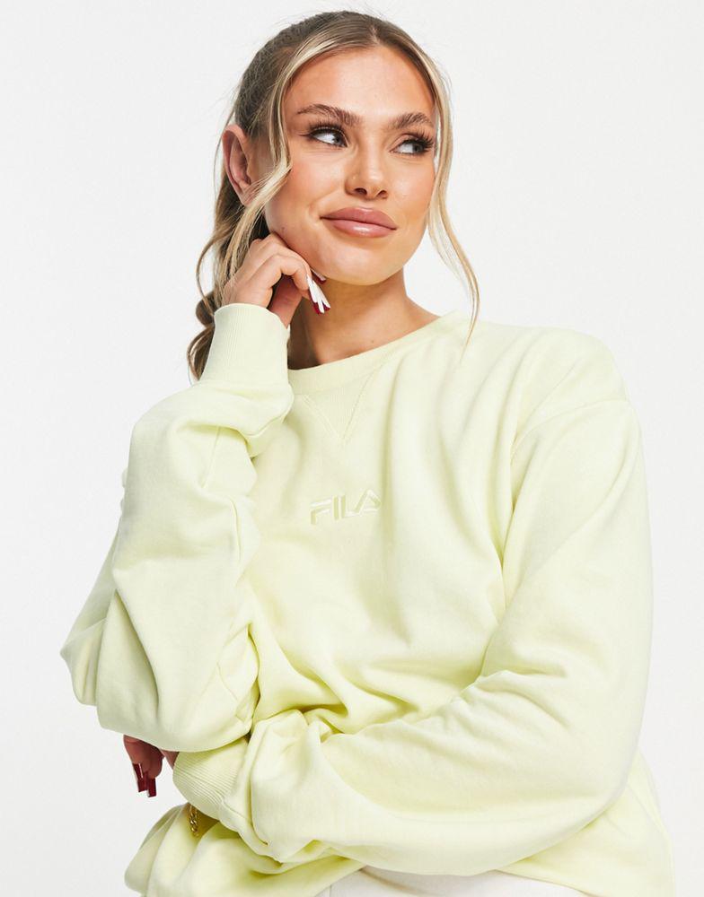 商品Fila|Fila sweatshirt in yellow,价格¥313,第1张图片