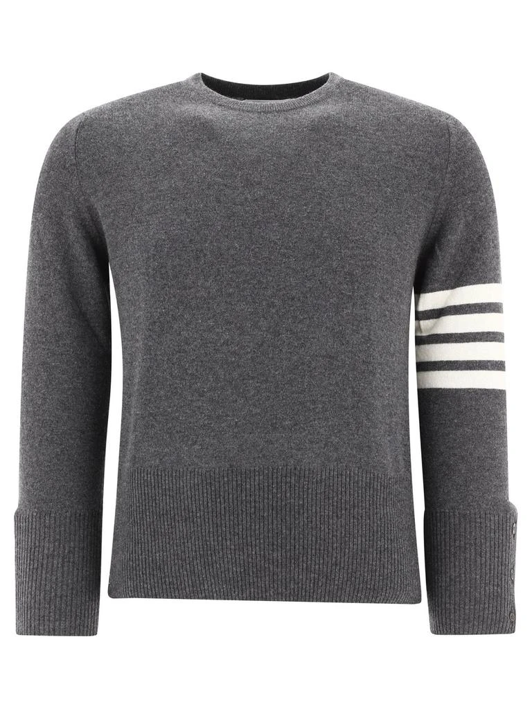 商品Thom Browne|Thom Browne 4-Bar Crewneck Jumper,价格¥7373,第1张图片