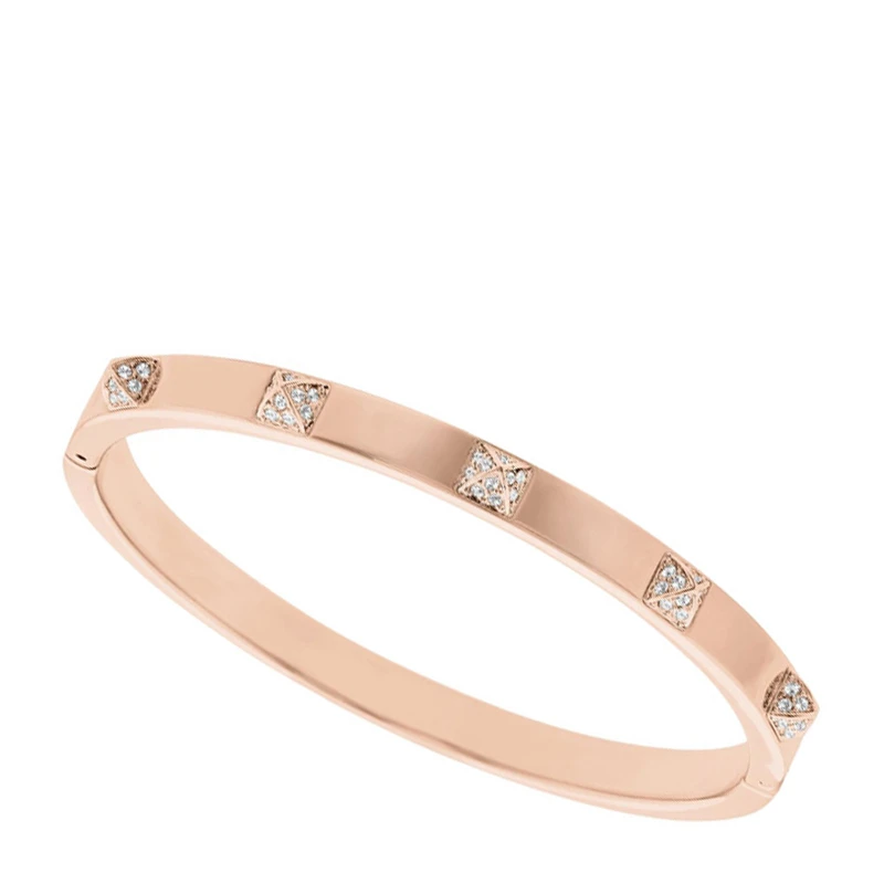 Swarovski 施华洛世奇 玫瑰金色手镯女PVD密镶内缀有小巧精致的女士手镯 5098368 商品