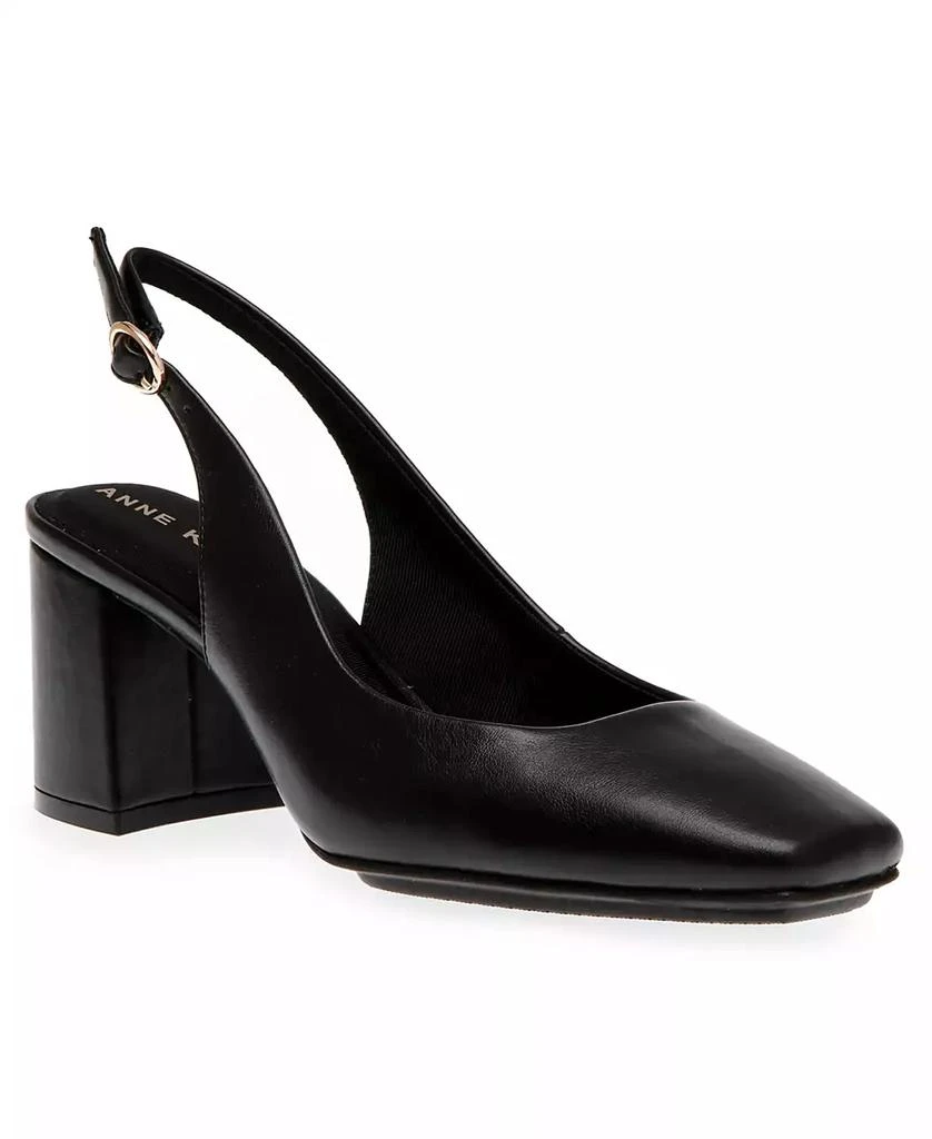 商品Anne Klein|Women's Laney Block Heel Slingback Dress Pumps,价格¥305,第1张图片