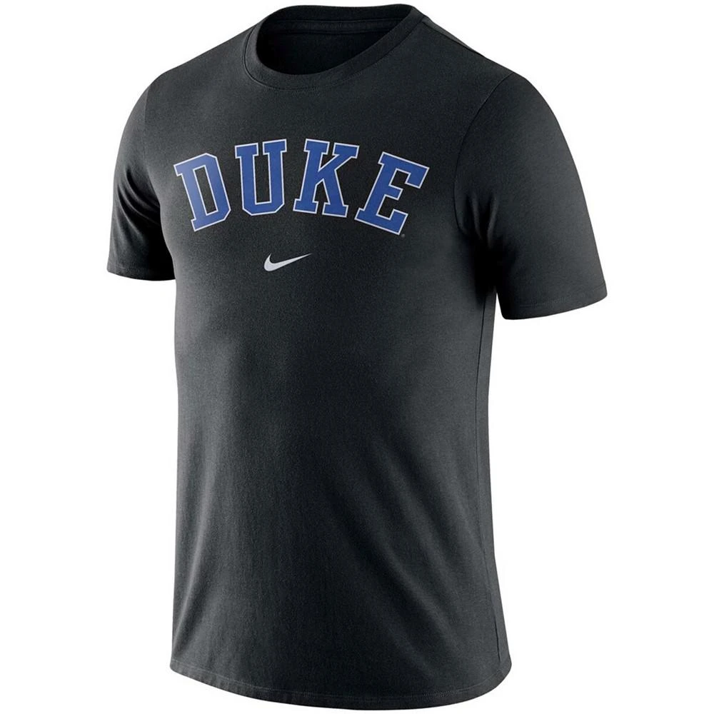 商品NIKE|Men's Black Duke Blue Devils Essential Wordmark T-shirt,价格¥226,第2张图片详细描述