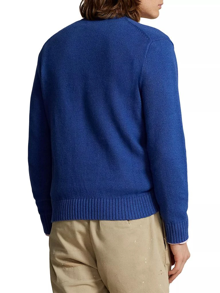 商品Ralph Lauren|Bear Cotton Crewneck Sweater,价格¥2089,第4张图片详细描述