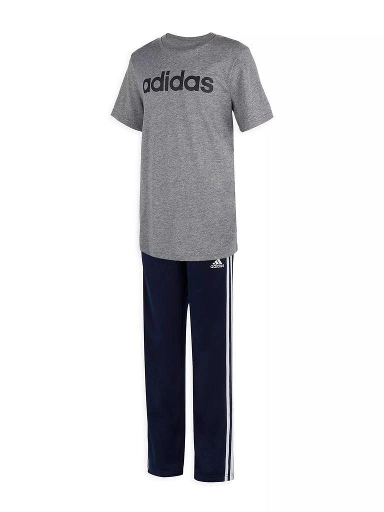 商品Adidas|Little Boy's & Boy's Logo Iconic Tricot Sweatpants,价格¥136,第2张图片详细描述