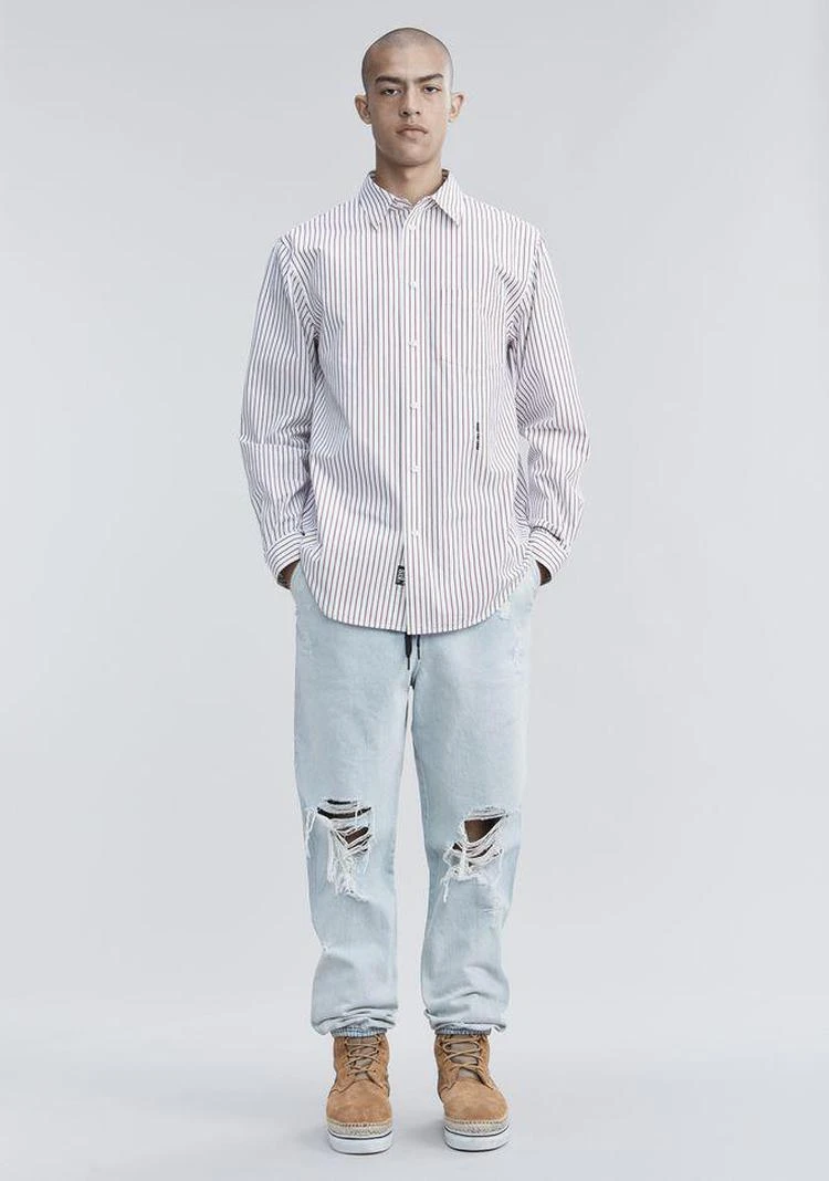 商品Alexander Wang|PINSTRIPE PAGE SIX SHIRT,价格¥1767,第1张图片