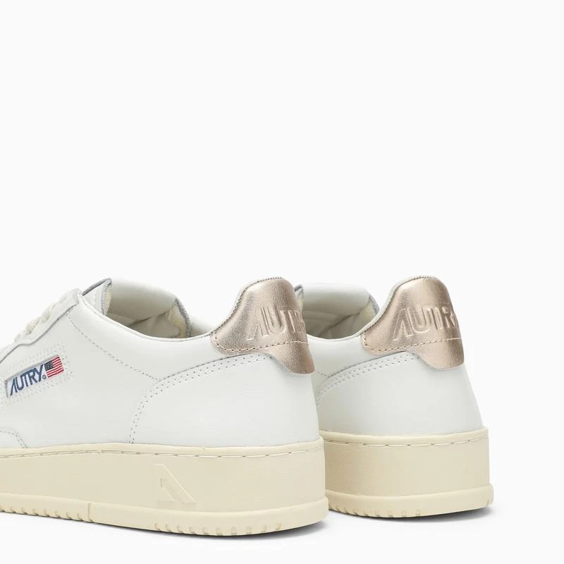 Medalist white/gold leather trainer 商品