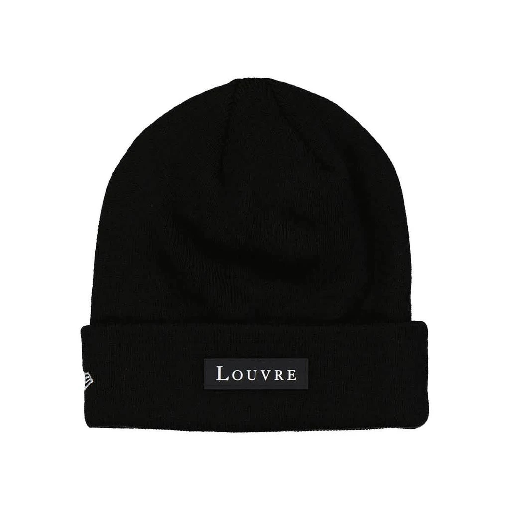 商品New Era|New Era Black Louvre Aop Monalisa Knit Beanie, Size One Size,价格¥74,第2张图片详细描述