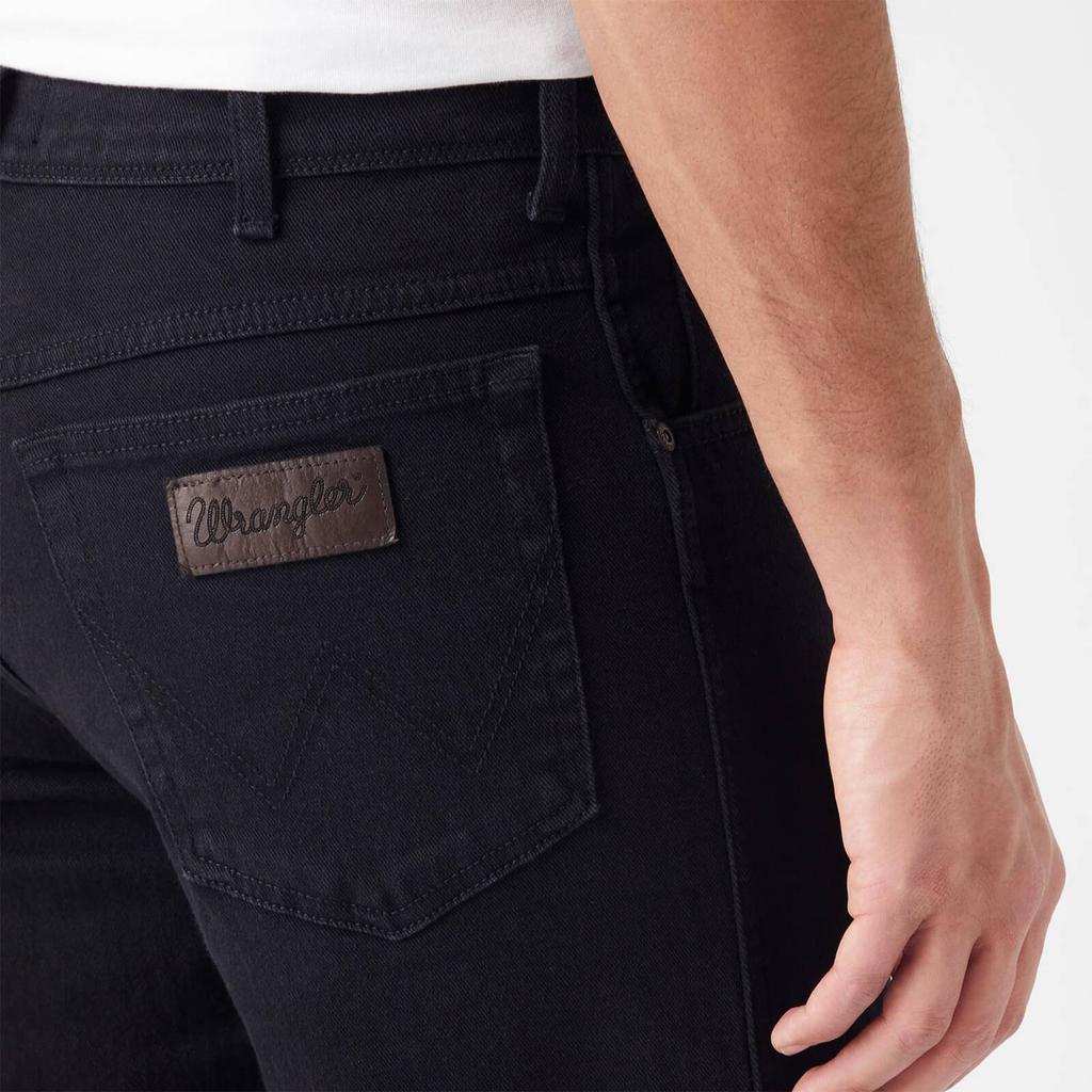 Wrangler Men's Texas Authentic Straight Fit Jeans - Black Overdye商品第3张图片规格展示
