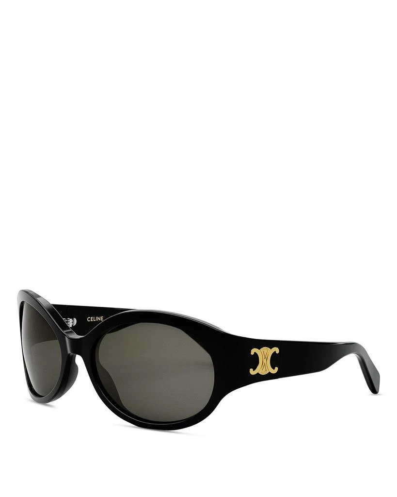 商品Celine|Triomphe Oval Sunglasses, 62mm,价格¥3830,第1张图片