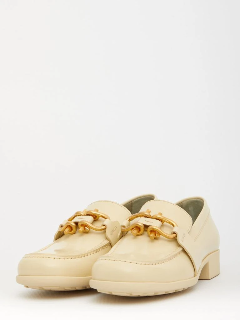 商品Bottega Veneta|Bottega Veneta Monsieur Cream Loafers,价格¥7143,第2张图片详细描述