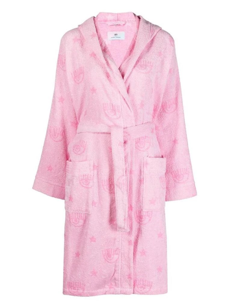 商品CHIARA FERRAGHI UNDERWEAR|CHIARA FERRAGHI UNDERWEAR Cotton bathrobe,价格¥1030,第1张图片