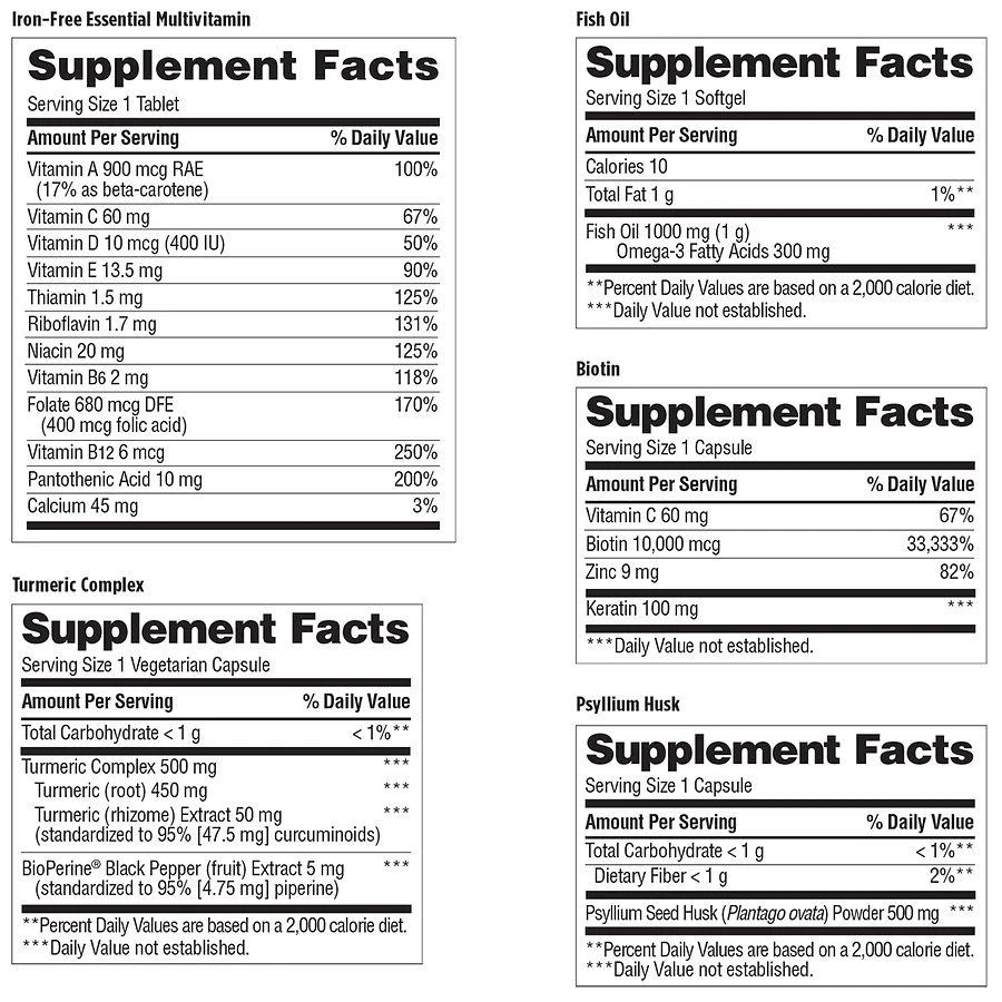 商品Walgreens|Women's Multivitamin Daily Vitamin Pack,价格¥41,第5张图片详细描述