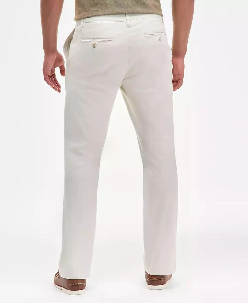 商品Nautica|Men's Classic-Fit Stretch Solid Flat-Front Chino Deck Pants,价格¥354,第3张图片详细描述