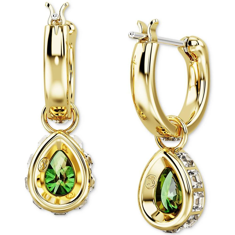商品Swarovski|Gold-Tone Mixed Crystal Charm Hoop Earrings,价格¥942,第4张图片详细描述