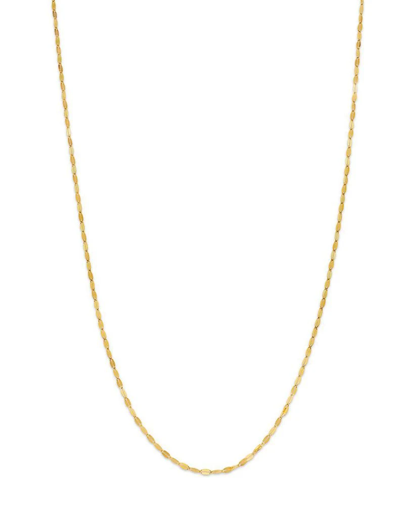 商品Moon & Meadow|Moon & Meadow 14K Yellow Gold Shimmer Link Necklace,价格¥3661,第1张图片
