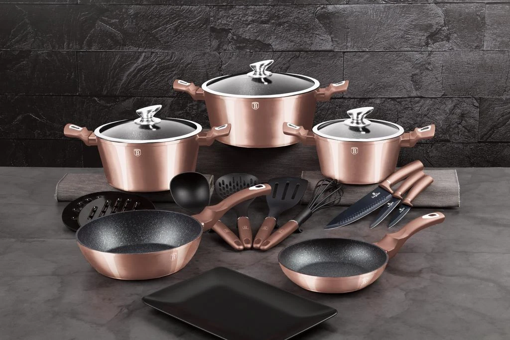 商品Berlinger Haus|17-Piece Kitchen Cookware Set,价格¥1343,第4张图片详细描述