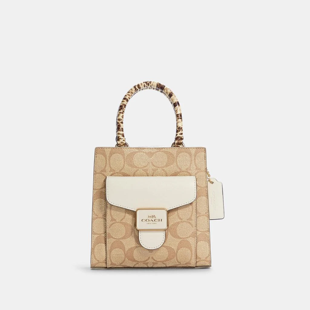 商品Coach|Coach Outlet Mini Pepper Crossbody In Signature Canvas,价格¥1033,第1张图片