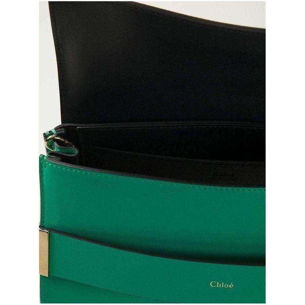 商品Chloé|Medium 'Elle' Jade Green Clutch,价格¥10053,第6张图片详细描述