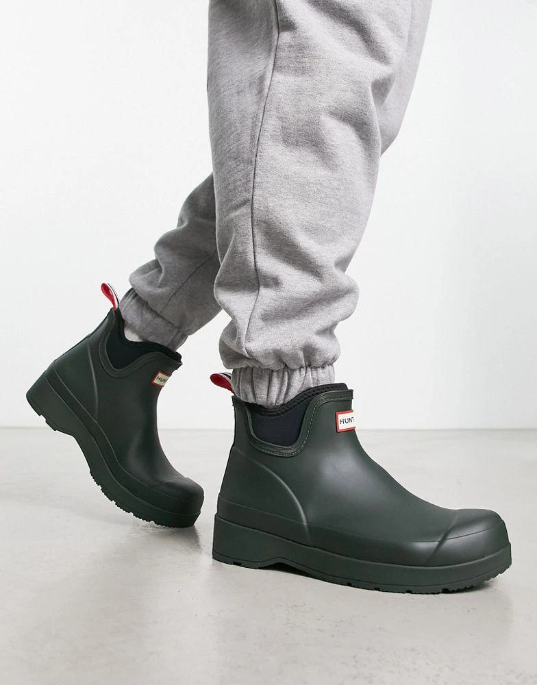 商品Hunter|Hunter play chelsea neoprene boots in navy,价格¥821,第1张图片