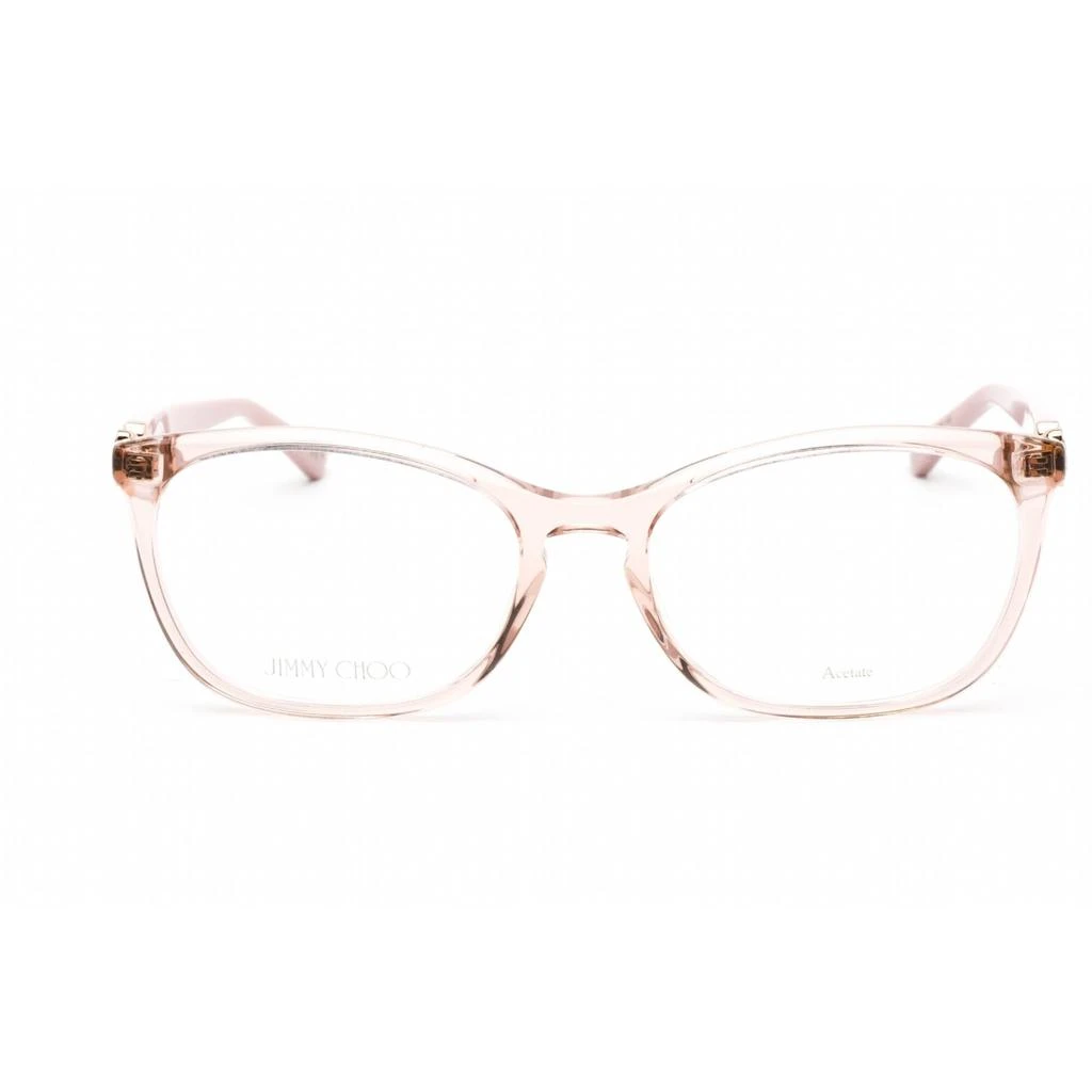 商品Jimmy Choo|Jimmy Choo Women's Eyeglasses - Full Rim Cat Eye Nude Plastic Frame | JC317 0FWM 00,价格¥546,第2张图片详细描述