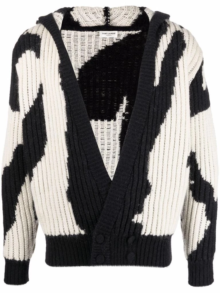 商品Yves Saint Laurent|Saint Laurent Hooded Cardigan,价格¥7951,第1张图片