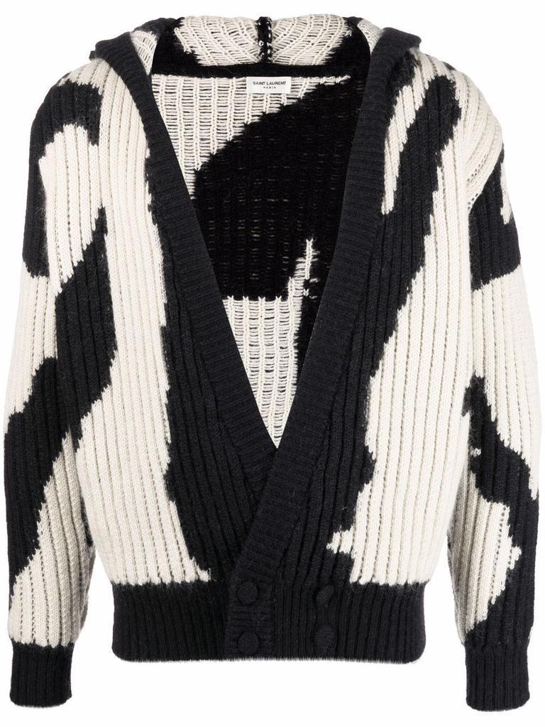 商品Yves Saint Laurent|Saint Laurent Hooded Cardigan,价格¥7536,第1张图片