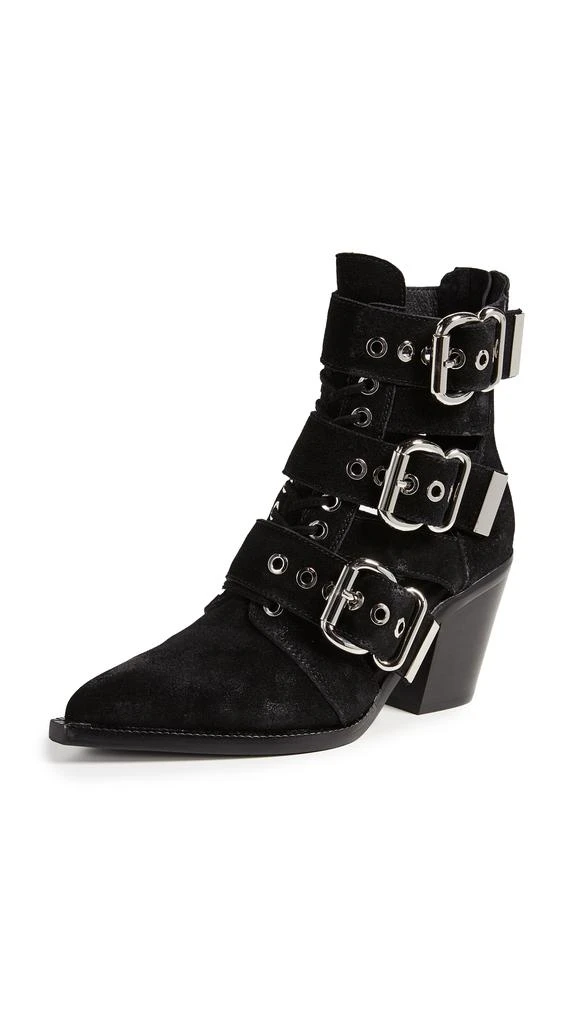 商品Jeffrey Campbell|Jeffrey Campbell Caceres Buckle Booties,价格¥395,第1张图片