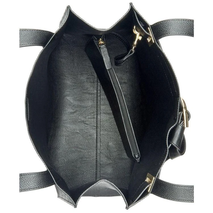 皮带装饰托特包Calvin Klein Faux-Leather Pebble Tote with Pouch 商品