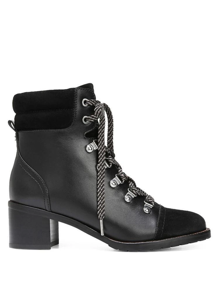商品Sam Edelman|Manchester Faux Fur, Leather and Suede Lace-Up Boots,价格¥816,第4张图片详细描述