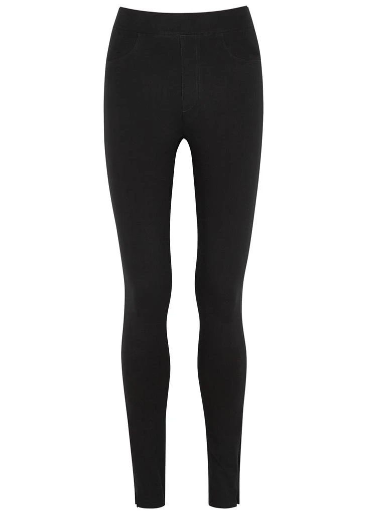 商品Helmut Lang|Reflex black stretch-jersey leggings,价格¥1409,第1张图片